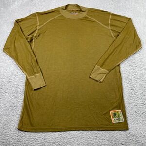 USMC XGO FROG Flame Resistant Shirt Mens Medium Brown Base Layer Peckham FR